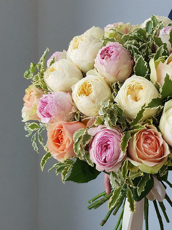 Букет Пионовидных Роз 